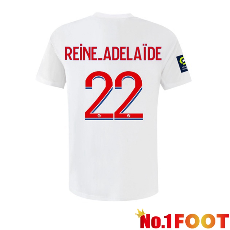 lyon (REINE-ADELAÏDE 22) Football Jerseys Home White 2022-2023