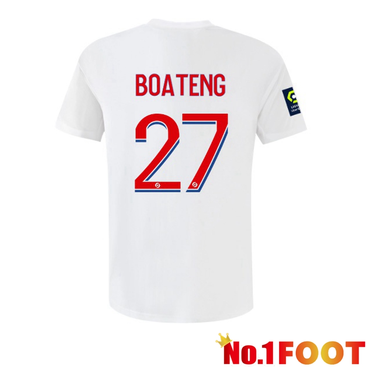 lyon (BOATENG 27) Football Jerseys Home White 2022-2023