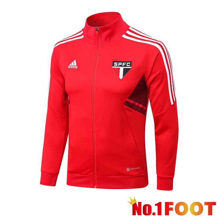 Sao Paulo FC Training Jacket Red 2022-2023