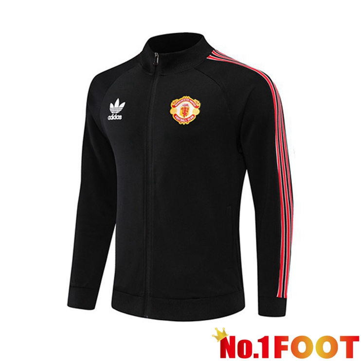 Manchester United Training Jacket Black 2022-2023