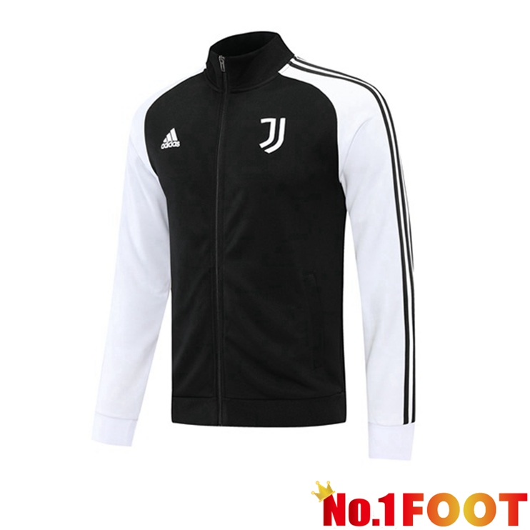 Juventus Training Jacket Black White 2022-2023