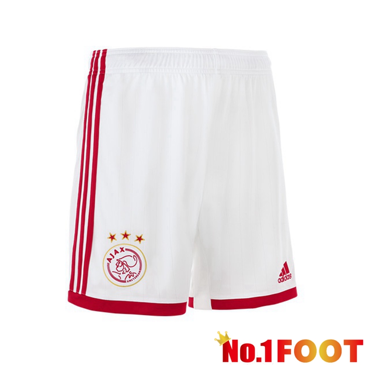 AFC Ajax Home Football shorts White Red 2022-2023