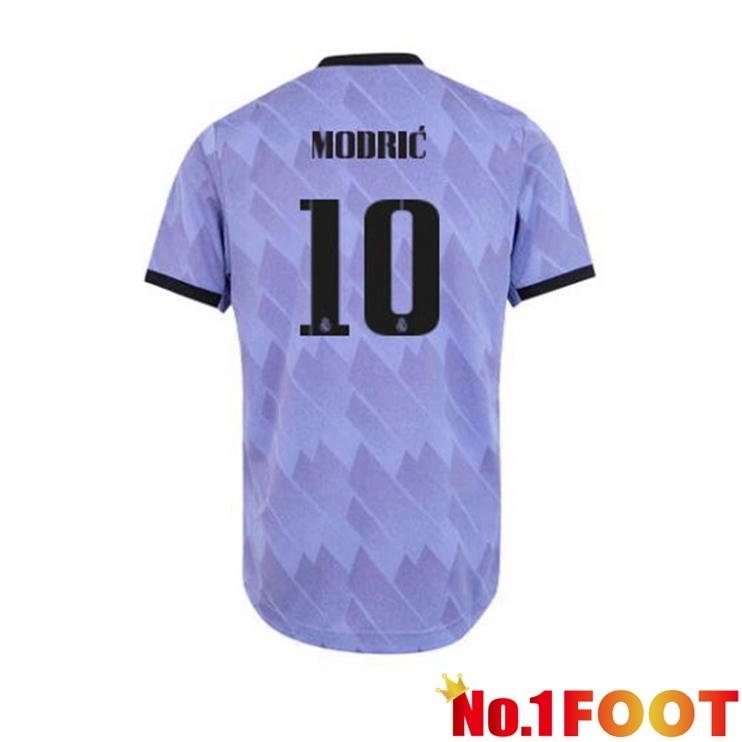 Real Madrid (Modrić 10) Football Jerseys Away Purple 2022-2023