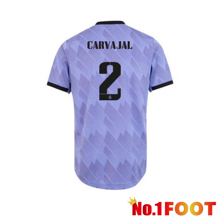 Real Madrid (Carvajal 2) Football Jerseys Away Purple 2022-2023