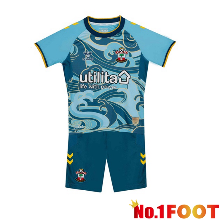 Southampton FC Kids Football Jerseys Away Blue 2022-2023