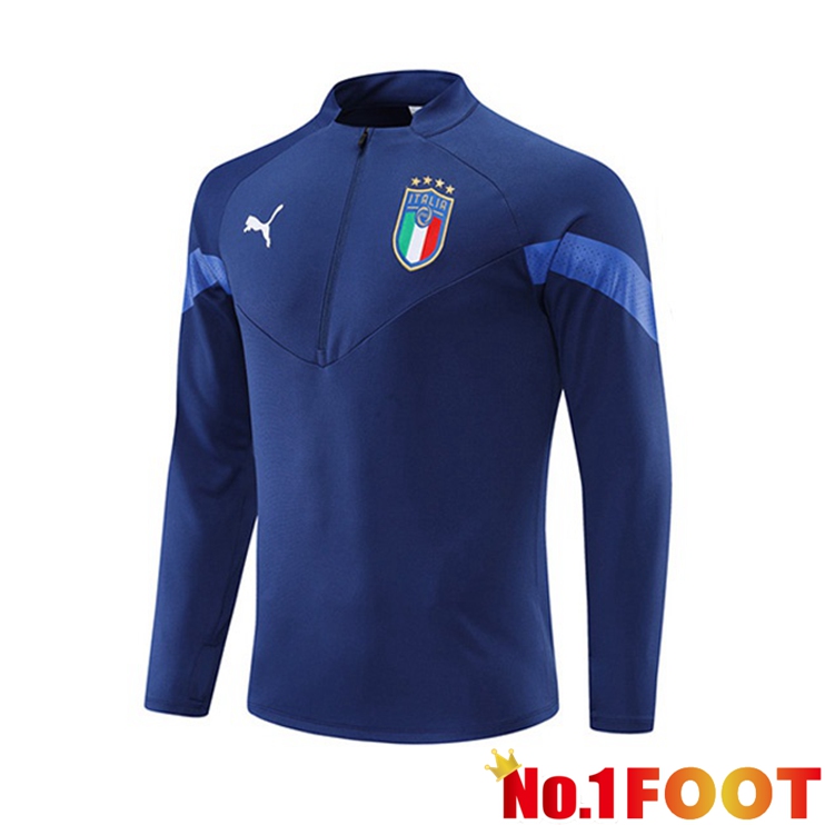 Italy Training Sweatshirt Blue Royal 2022-2023