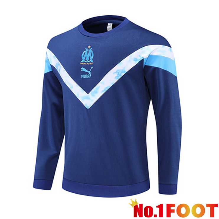 Olympique de Marseille Training Sweatshirt Blue 2022-2023