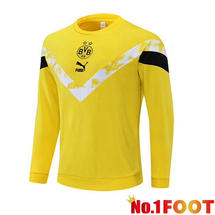 Dortmund BVB Training Sweatshirt Yellow 2022-2023