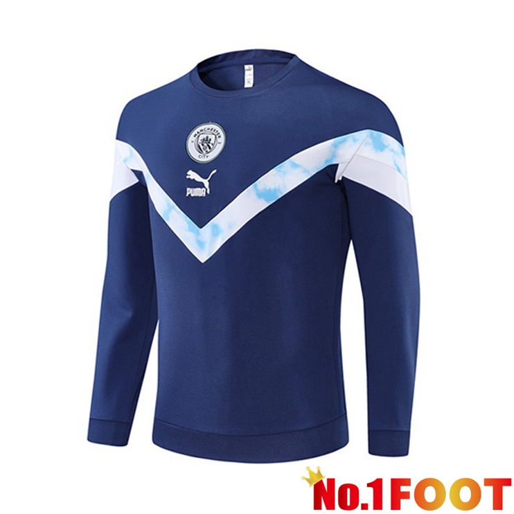 Manchester City Training Sweatshirt Blue 2022-2023 - Click Image to Close