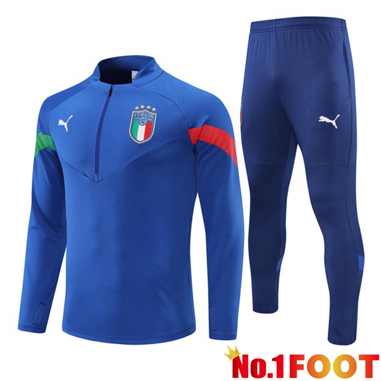 Italy Training Tracksuit Blue 2022-2023