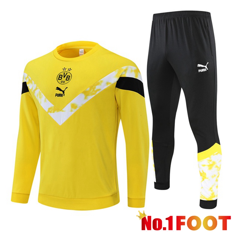 Dortmund BVB Training Tracksuit Yellow 2022-2023