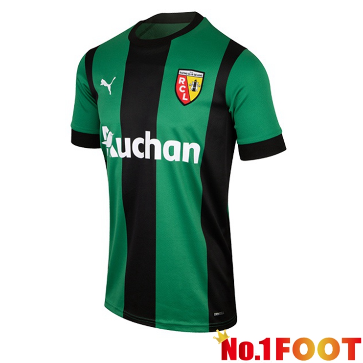 RC Lens Football Jerseys Away Green Black 2022-2023