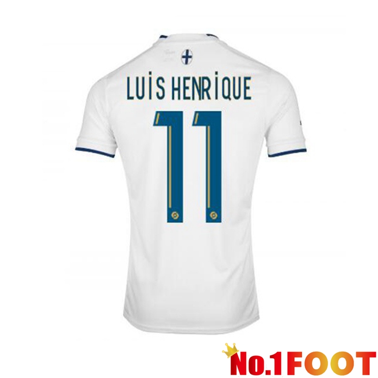 Olympique de Marseille (LUIS HENRIQUE 11) Football Jerseys Home White 2022-2023