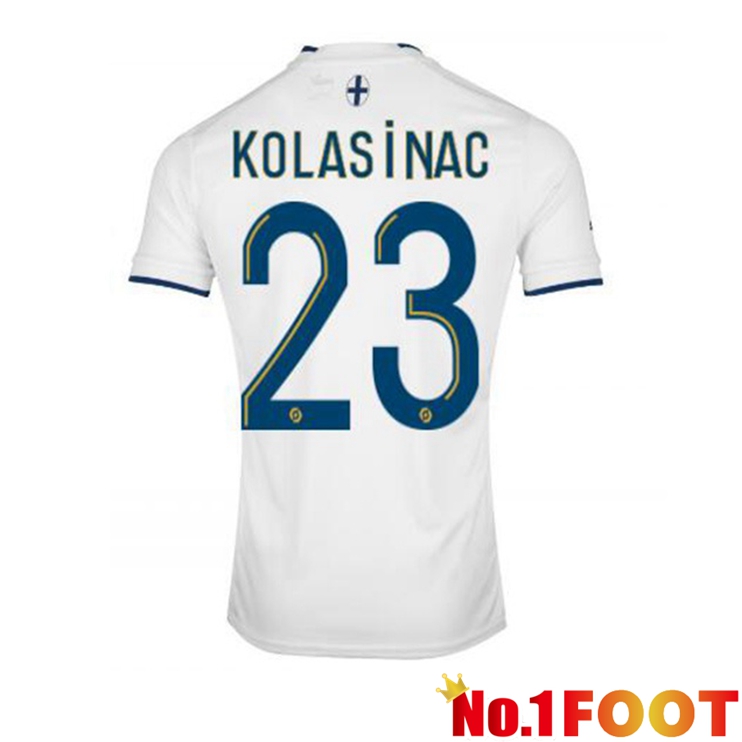 Olympique de Marseille (KOLASINAC 23) Football Jerseys Home White 2022-2023