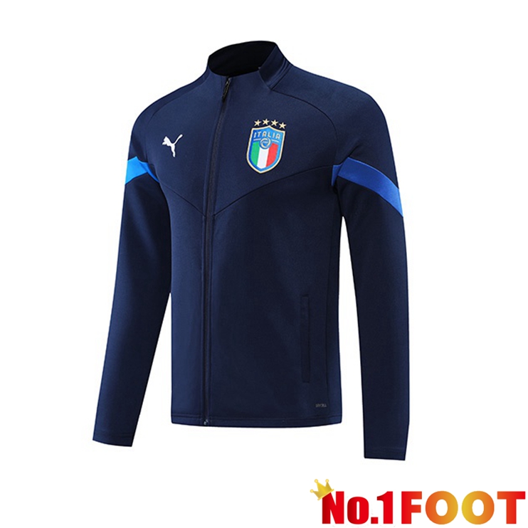 Italy Training Jacket Blue Royal 2022-2023