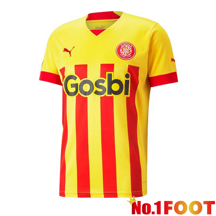 FC Girona Football Jerseys Away Yellow 2022-2023