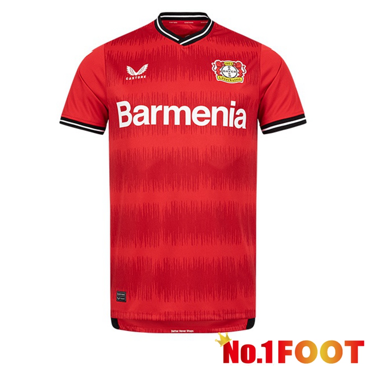 Bayer 04 Leverkusen Football Jerseys Home Red 2022-2023