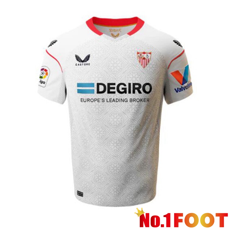 Sevilla FC Football Jerseys Home White 2022-2023