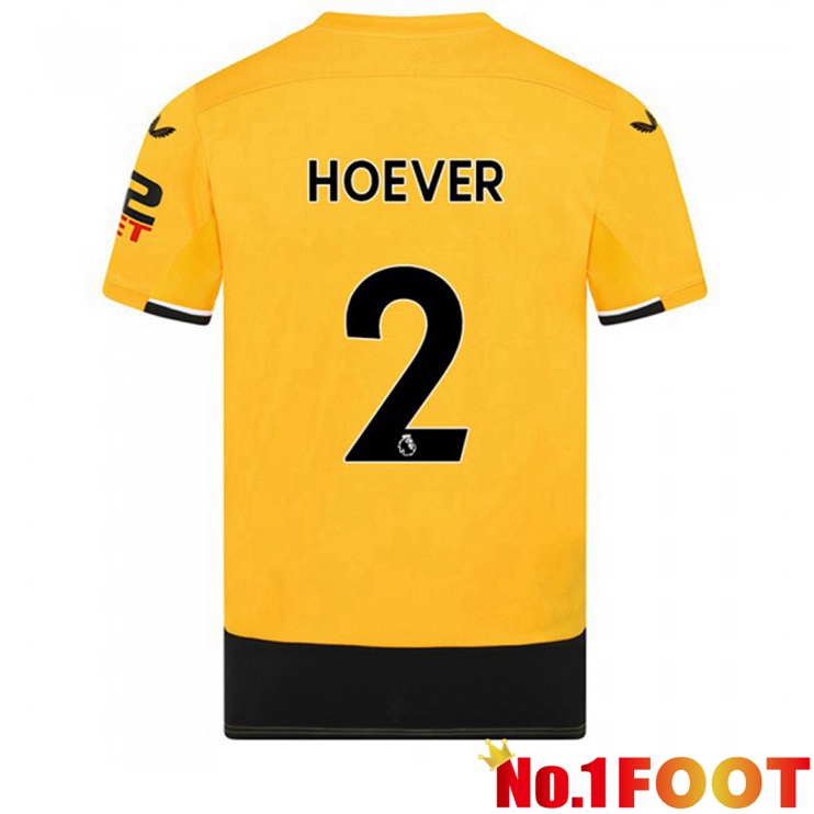 Wolves (HOEVER 2) Football Jerseys Home Yellow 2022-2023