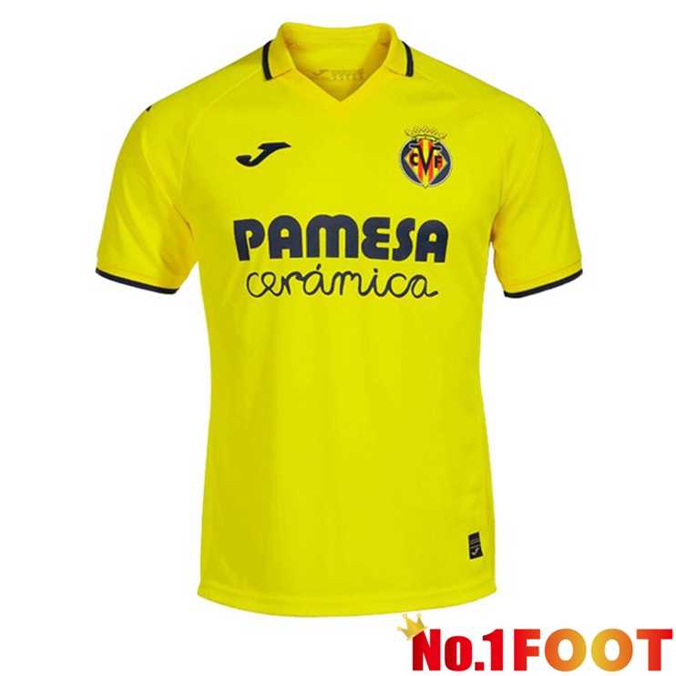 Villarreal Football Jerseys Home Yellow 2022-2023