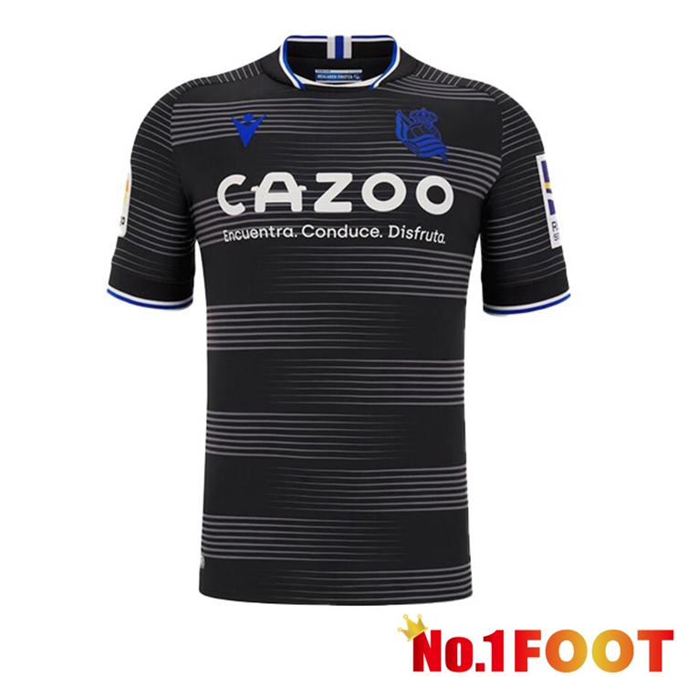 Real Sociedad Football Jerseys Away Black 2022-2023