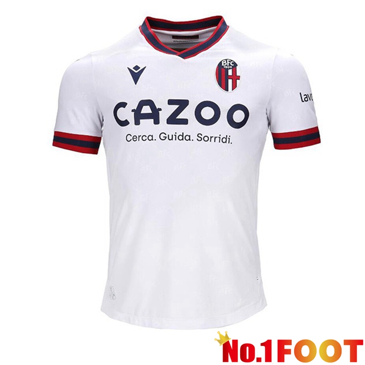 Bologna Football Jerseys Away White 2022-2023