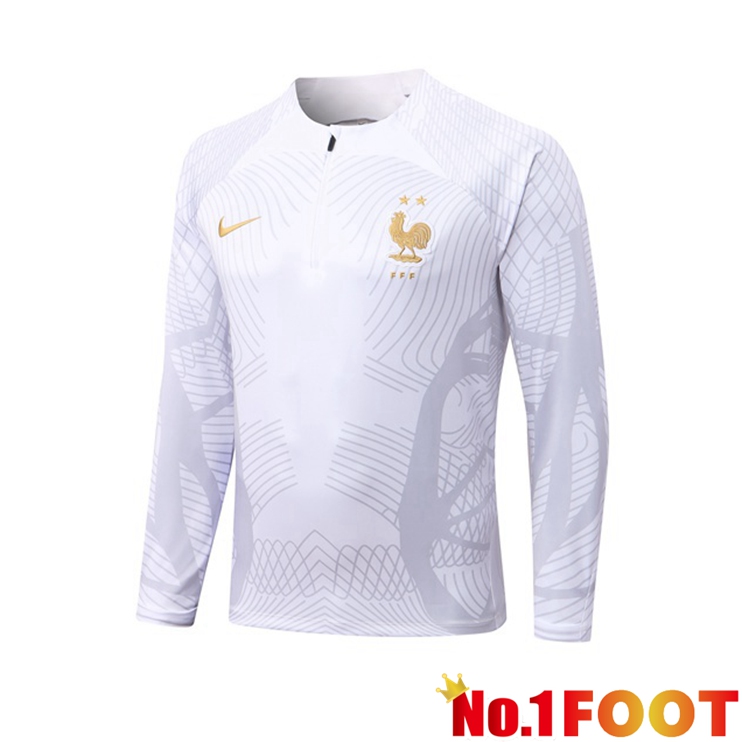 France Training Sweatshirt White 2022-2023