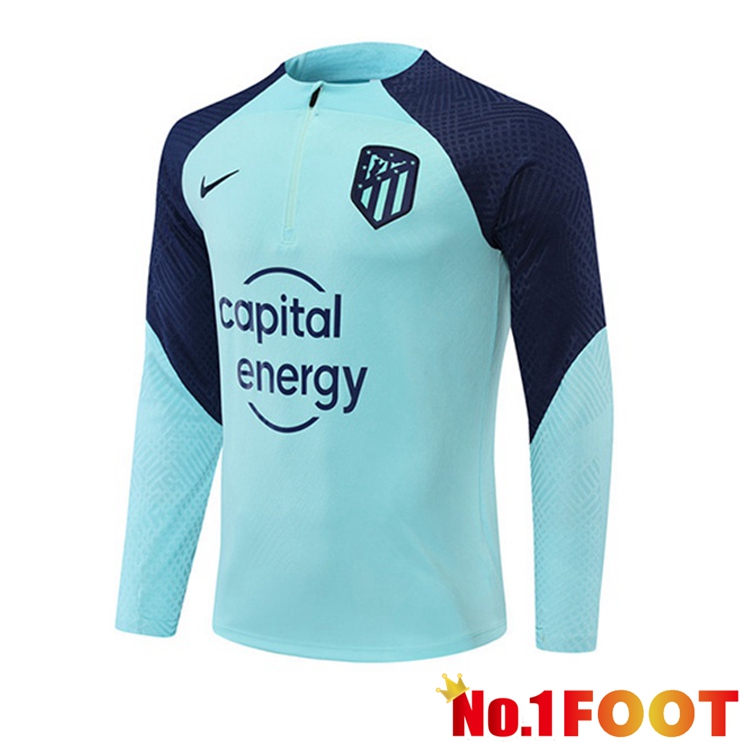 Atletico Madrid Training Sweatshirt Blue 2022-2023