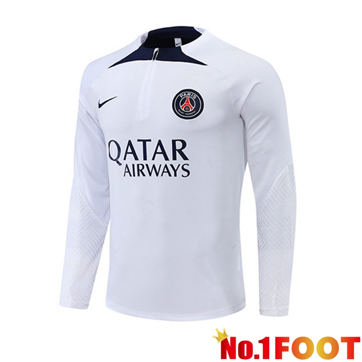 Paris PSG Training Sweatshirt White 2022-2023