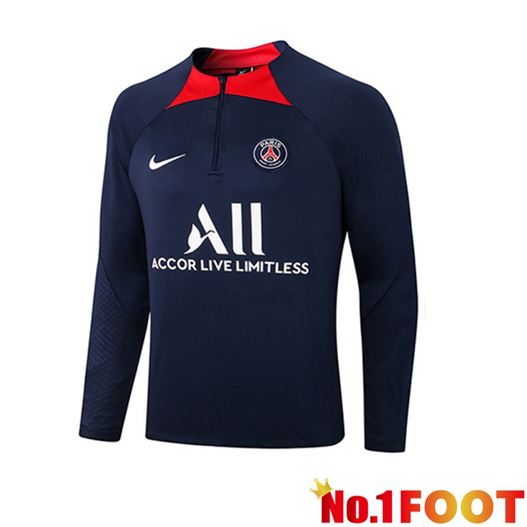 Paris PSG Training Sweatshirt Blue Royal 2022-2023