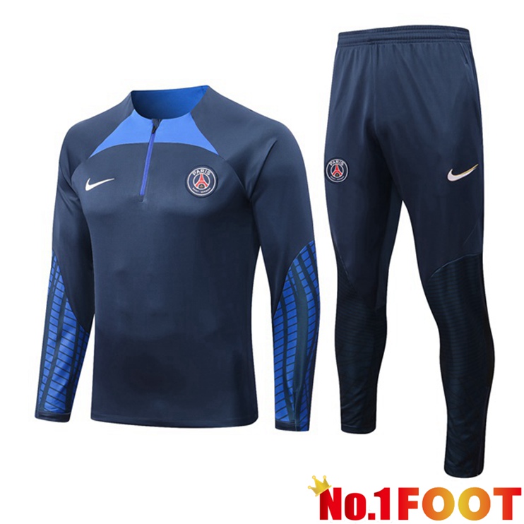 Paris PSG Training Tracksuit Blue 2022-2023