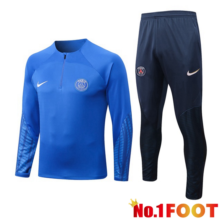 Paris PSG Training Tracksuit Blue 2022-2023