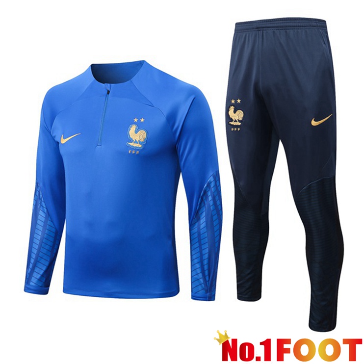 France Training Tracksuit Blue 2022-2023