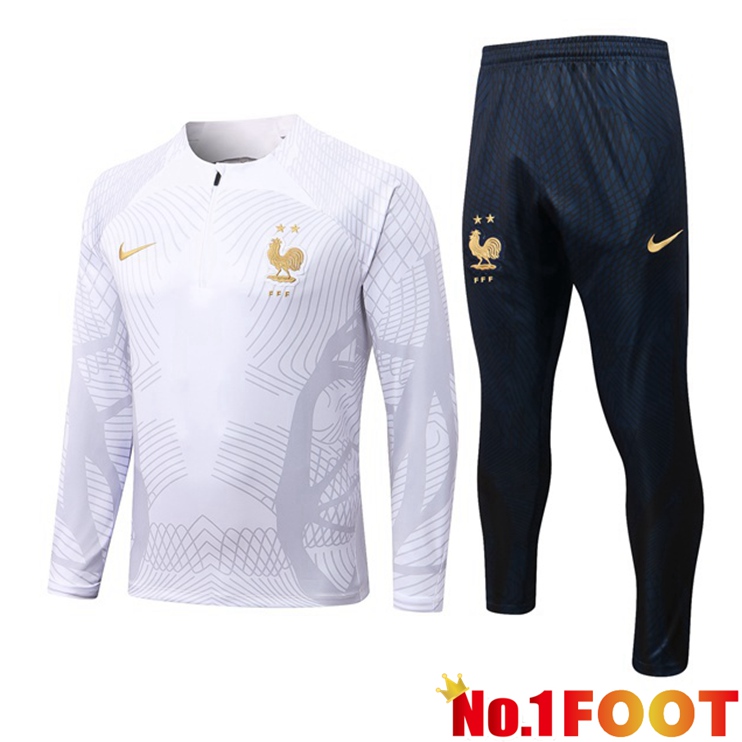 France Training Tracksuit White 2022-2023