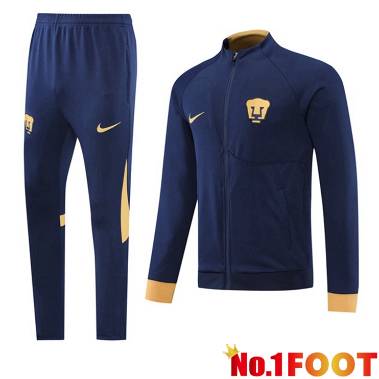 Pumas UNAM Training Jacket Suit Blue Royal 2022-2023