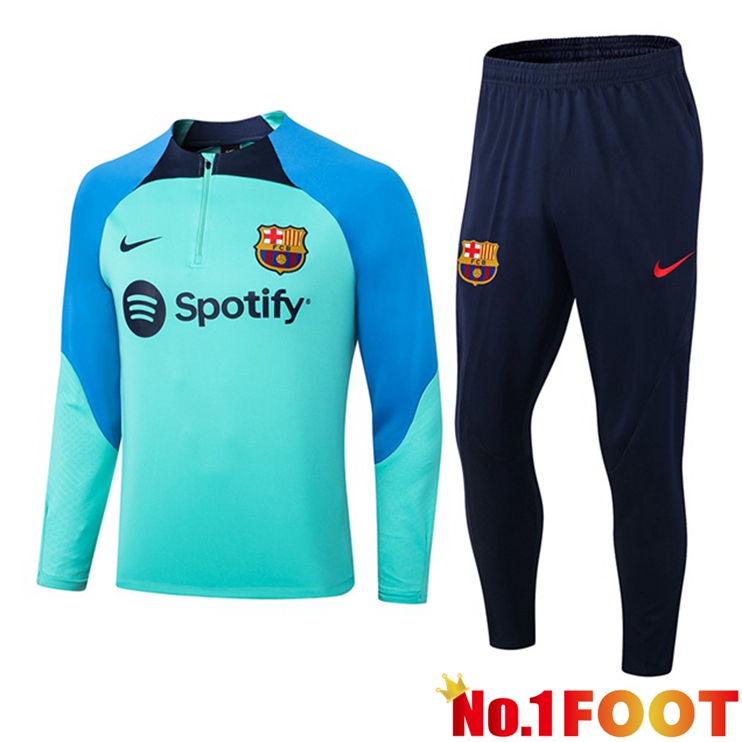 FC Barcelona Training Tracksuit Blue Green 2022-2023