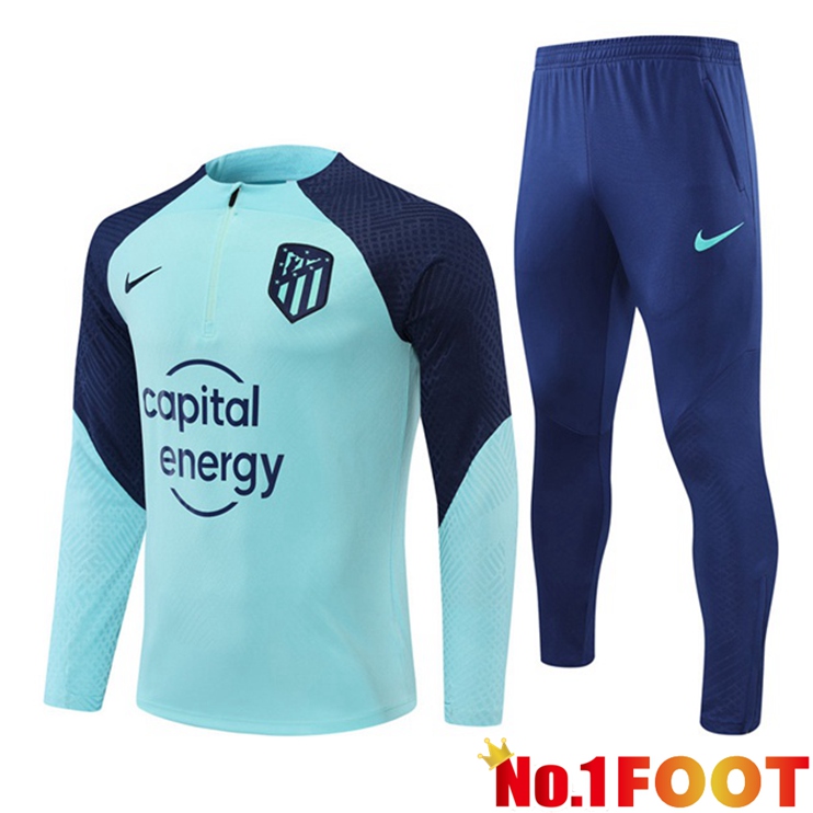 Atletico Madrid Training Tracksuit Blue 2022-2023