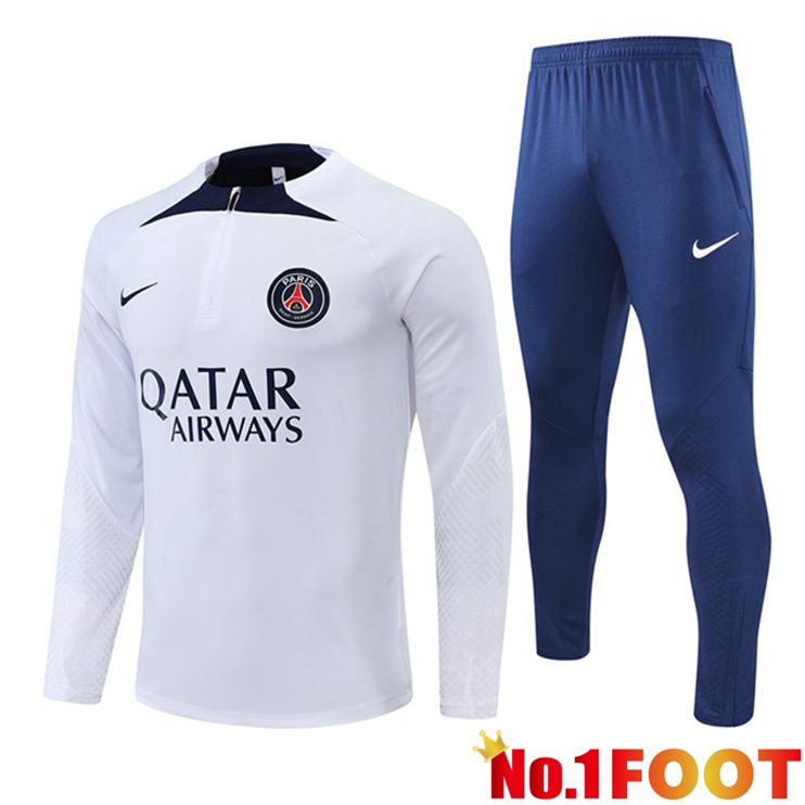 Paris PSG Training Tracksuit White 2022-2023