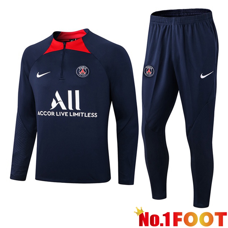 Paris PSG Training Tracksuit Blue Royal 2022-2023