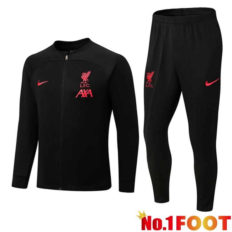 FC Liverpool Training Jacket Suit Black 2022-2023