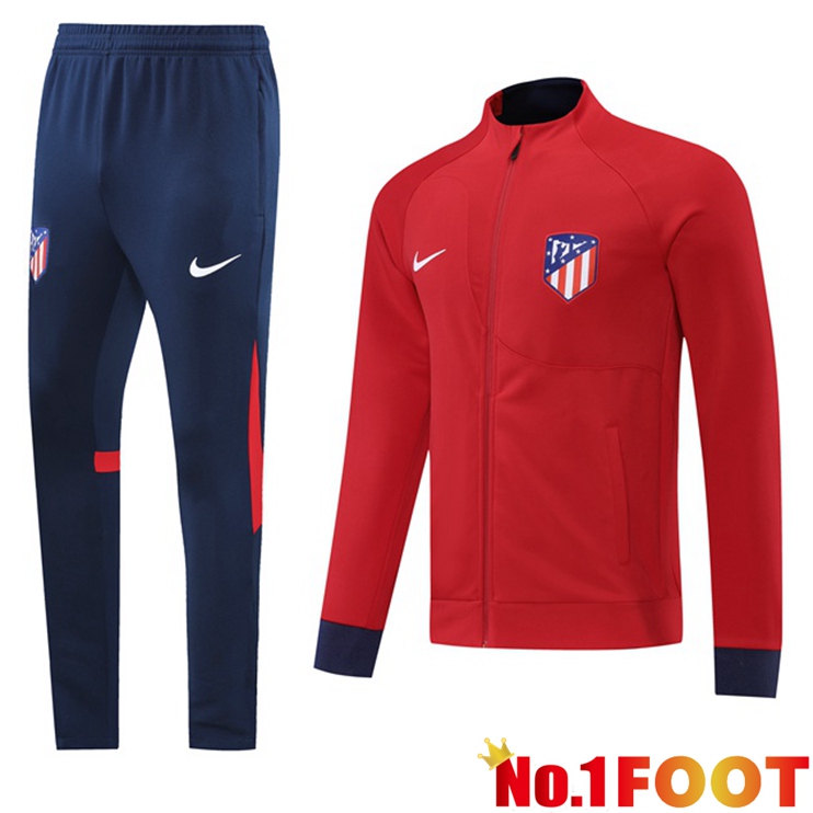 Atletico Madrid Training Jacket Suit Red 2022-2023