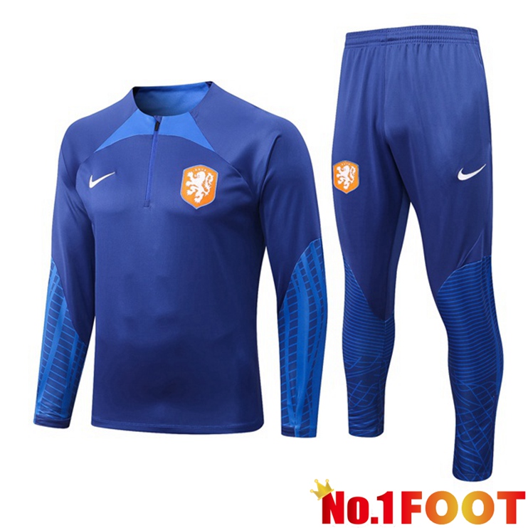 Netherlands Training Tracksuit Blue 2022-2023