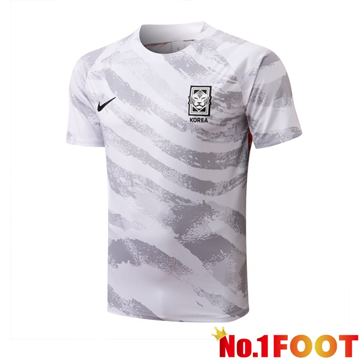 Korea Training T-Shirts White 2022-2023