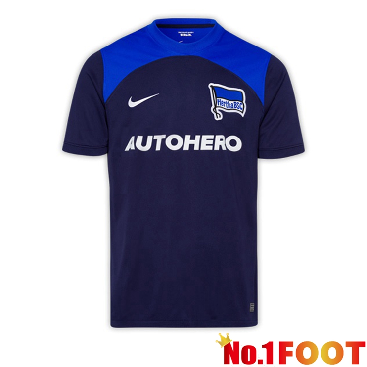 Hertha BSC Football Jerseys Away Blue 2022-2023