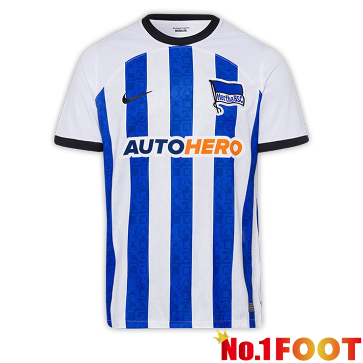 Hertha BSC Football Jerseys Home Blue White 2022-2023