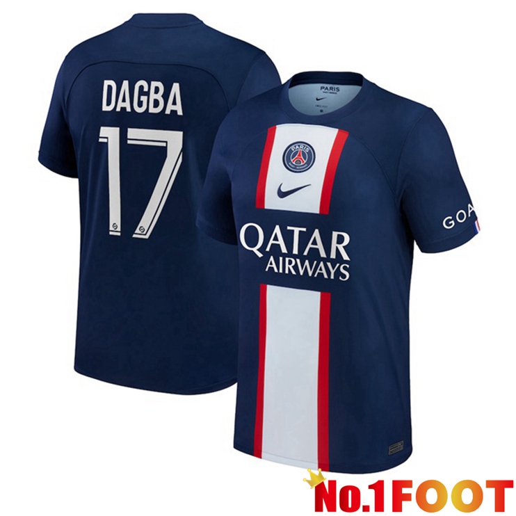 Paris PSG (Dagba 17) Football Jerseys Home Blue Royal 2022-2023