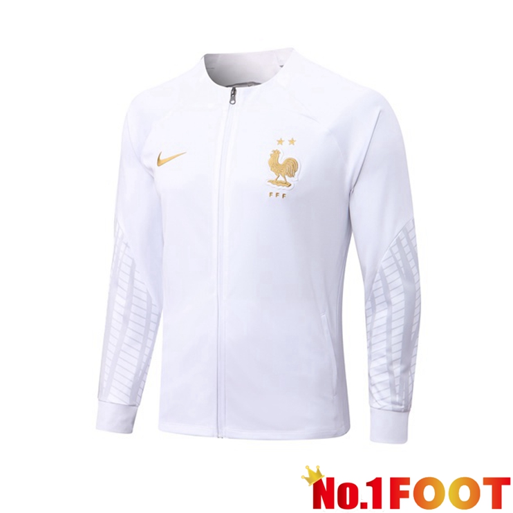 France Training Jacket White 2022-2023