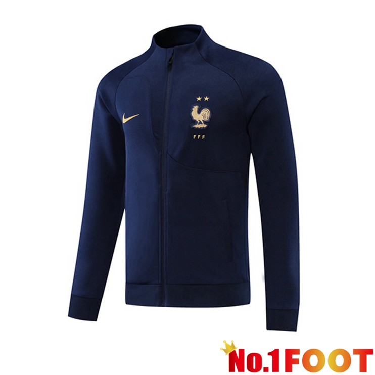 France Training Jacket Blue Royal 2022-2023