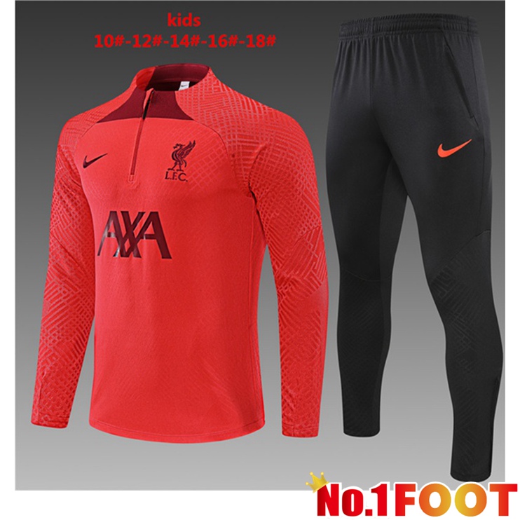 FC Liverpool Kids Training Tracksuit Red 2022-2023