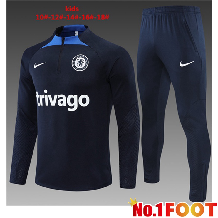 FC Chelsea Kids Training Tracksuit Blue Royal 2022-2023